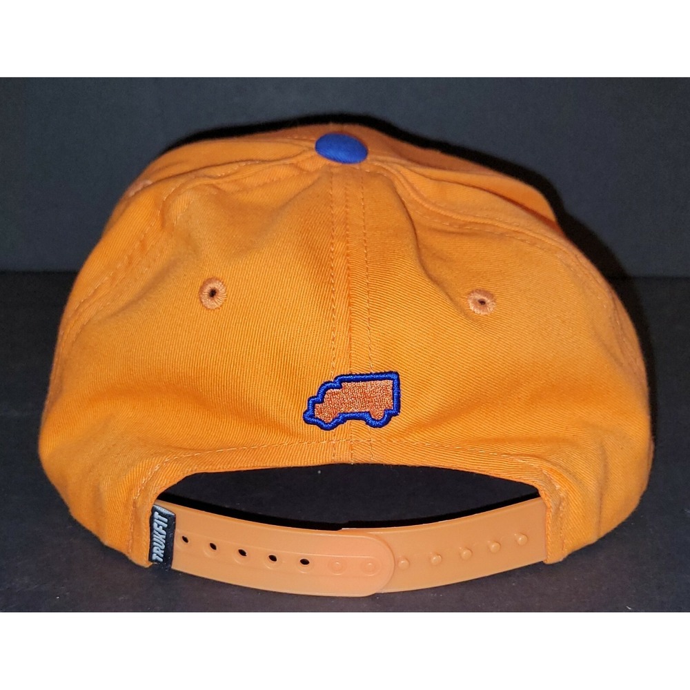 Trukfit Skater Snapback Hat Cap Adult Orange Blue Skateboarding - Picture 2 of 4